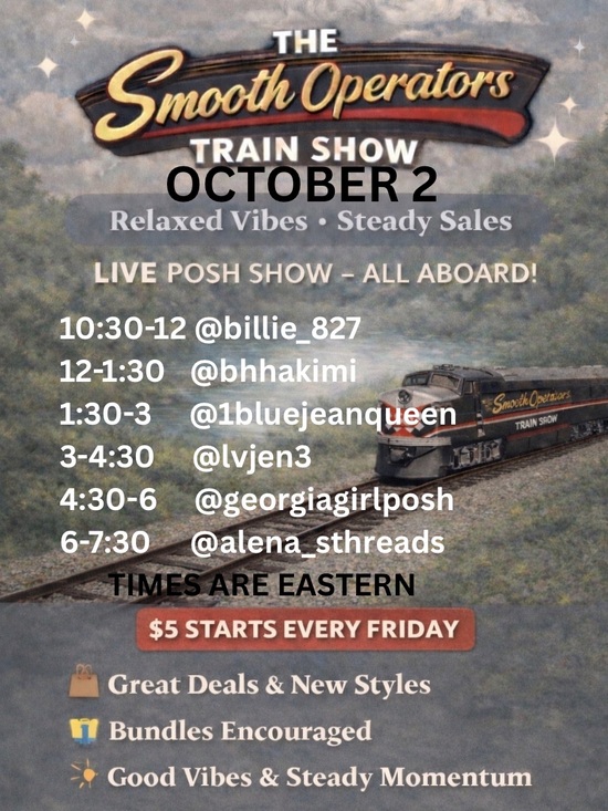 Tops - 🚂 The Smooth Operators 🚂 is LIVE now Every Friday Train Show